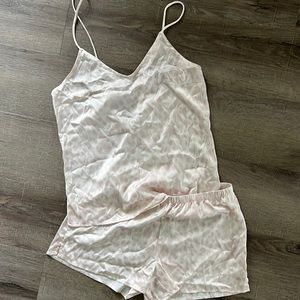 Stars above satin 2 piece pajama set